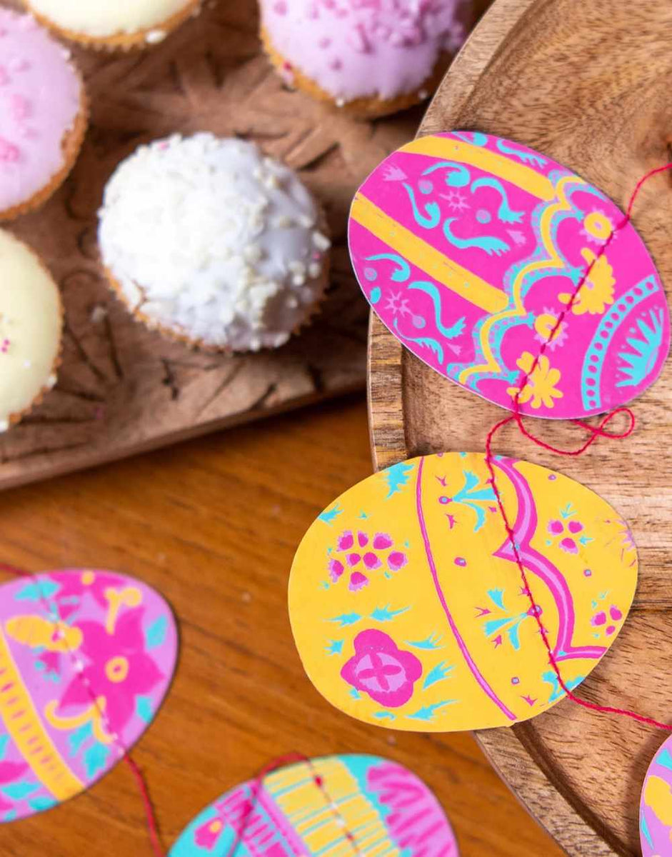 Easter Egg Paper Garland, East End Press Clothkits