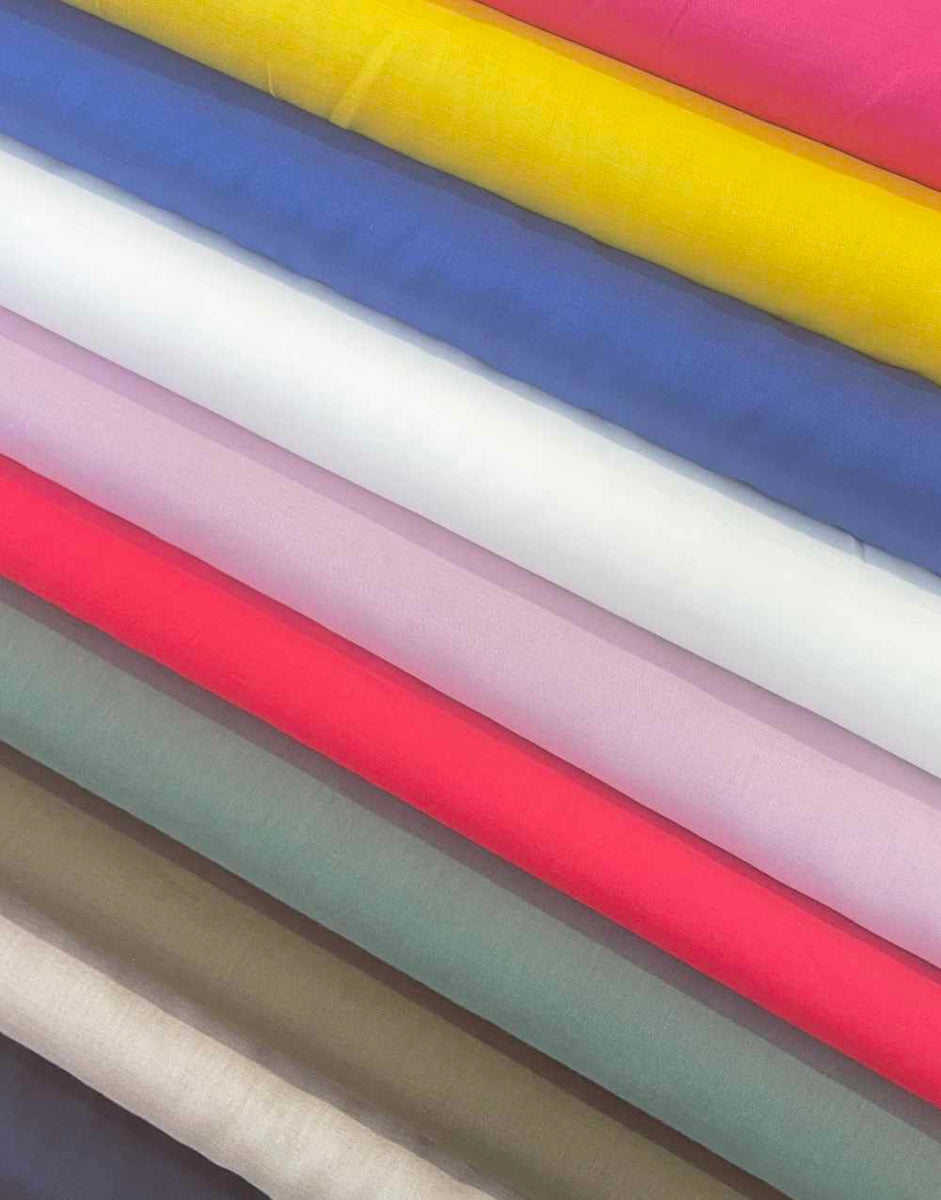 Organic Cotton Voile Fabric, Various Colours – Clothkits