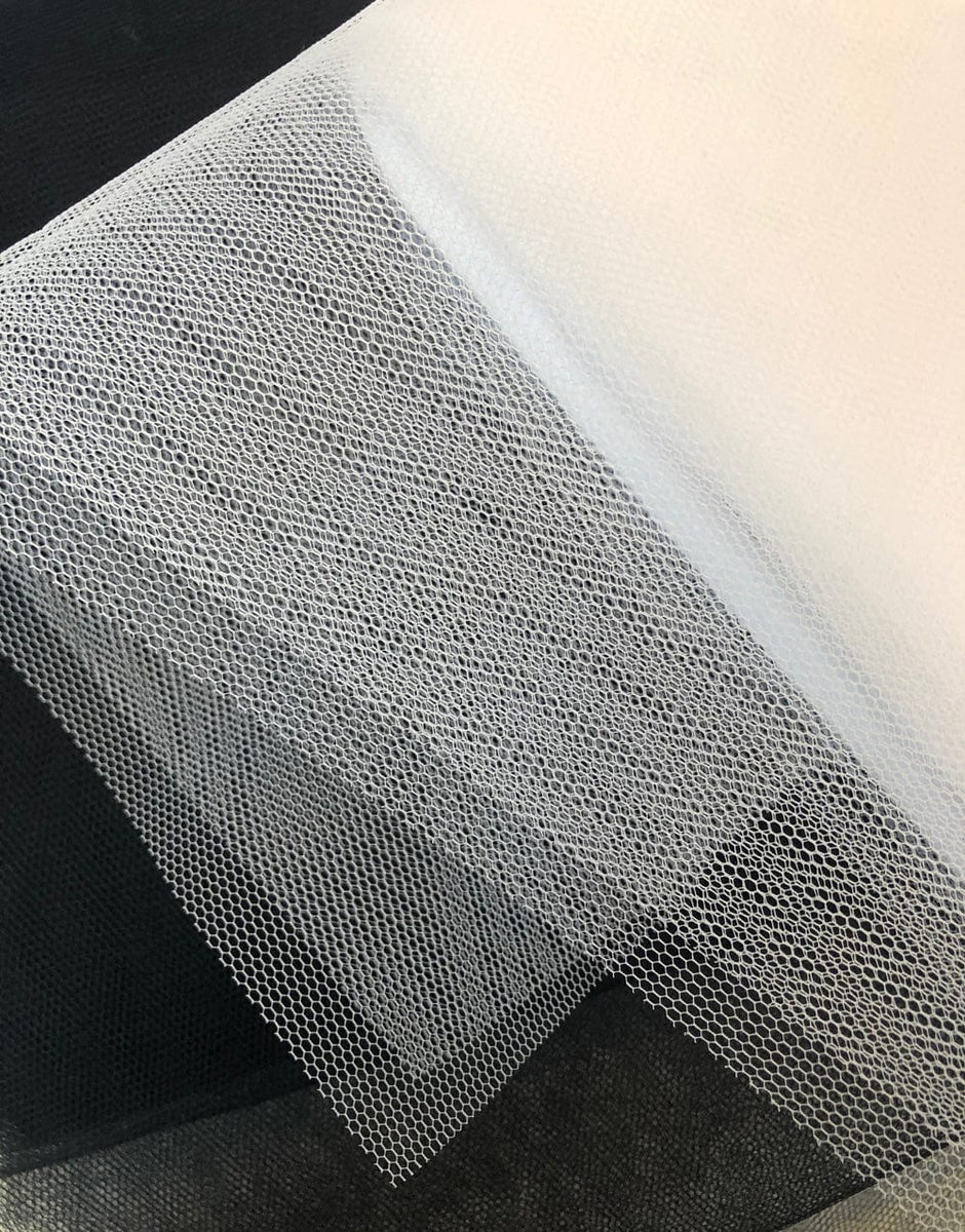 White Tulle Net Fabric – Clothkits