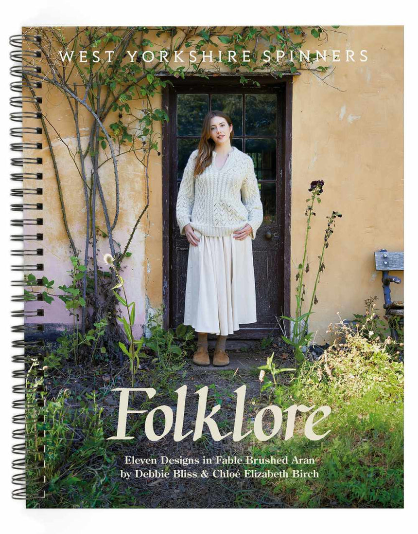 Fable Brushed Aran Folklore Pattern Book by Debbie Bliss and Chloé Elizabeth Birch