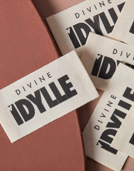 Divine Idylle, Woven Sewing Labels - Pack of 5