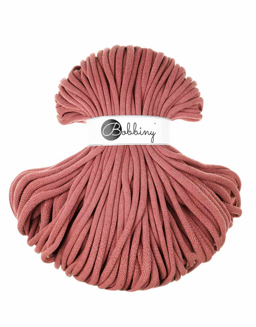 Bobbiny Jumbo Braided Macrame Cord, 9mm 100m