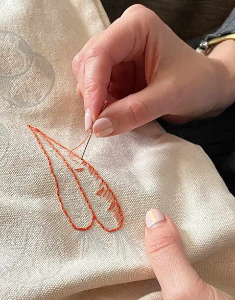 Chasing Threads Embroidery Stitch Your Vegetables Tote Bag, Chasing Threads 7141148594914