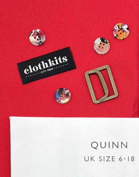 Clothkits Merchant & Mills Coloured Quinn Sailor Trousers Complete Dressmaking Kit, Merchant & Mills