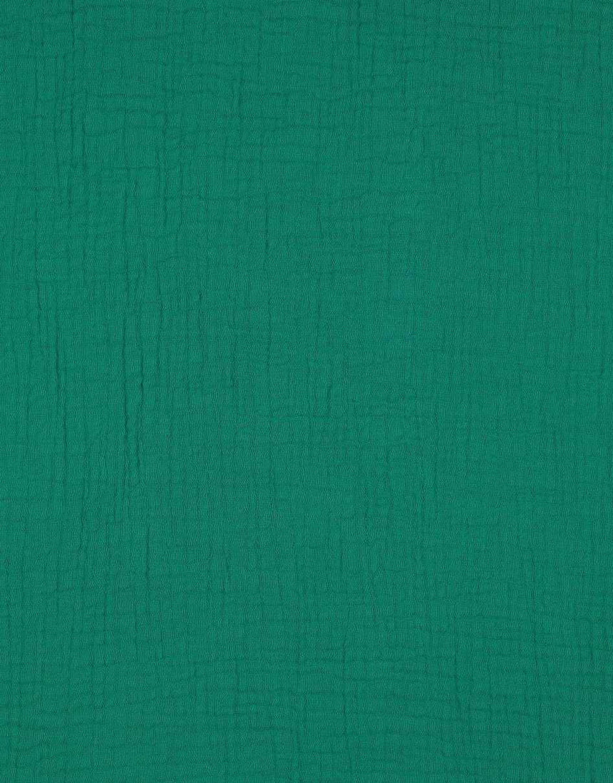 Emerald Green Cotton Organic Double Gauze