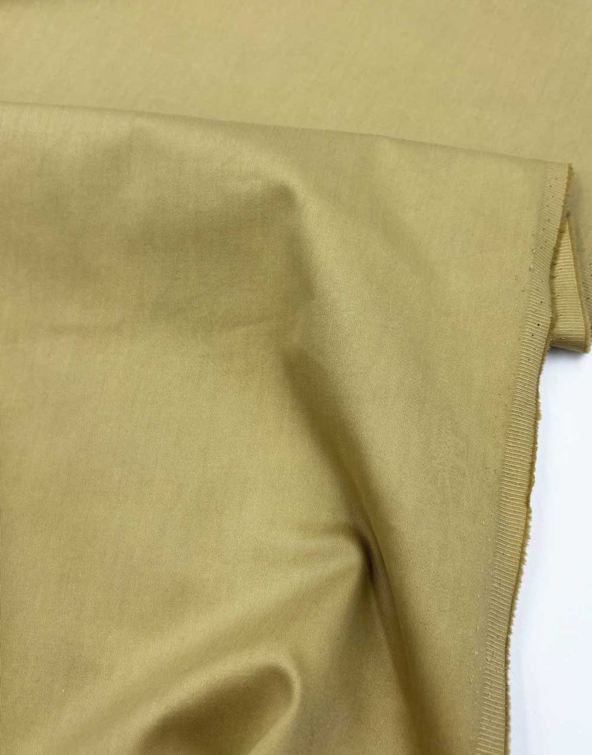 Light Tan Cotton Peach Sateen Fabric