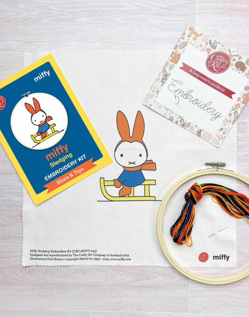 Miffy Embroidery Kit, Crafty Kit Company