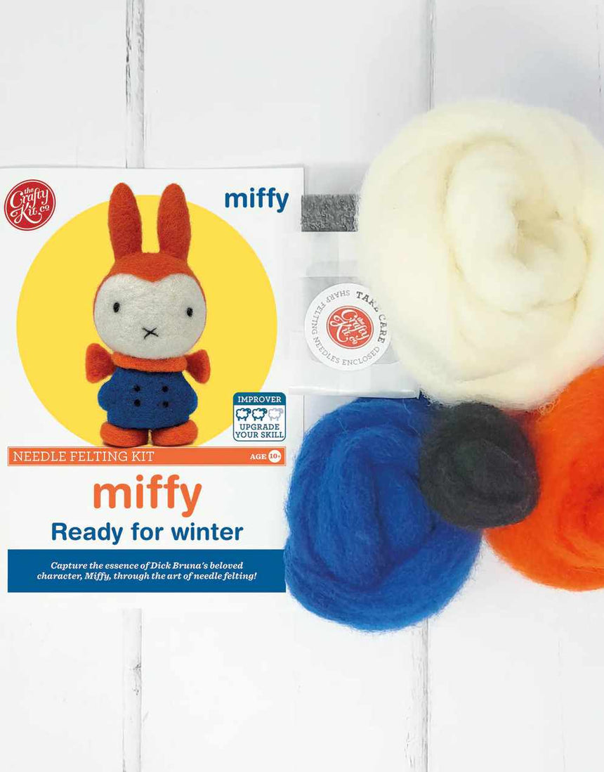 Miffy Needle Felting Kit, Crafty Kit Company