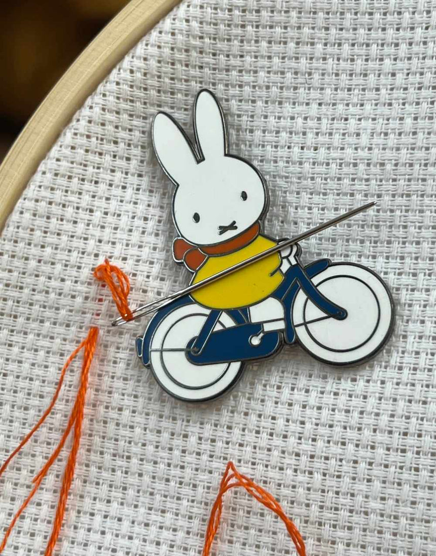 Miffy Cycling Needle Minder, Crafty Kit Company