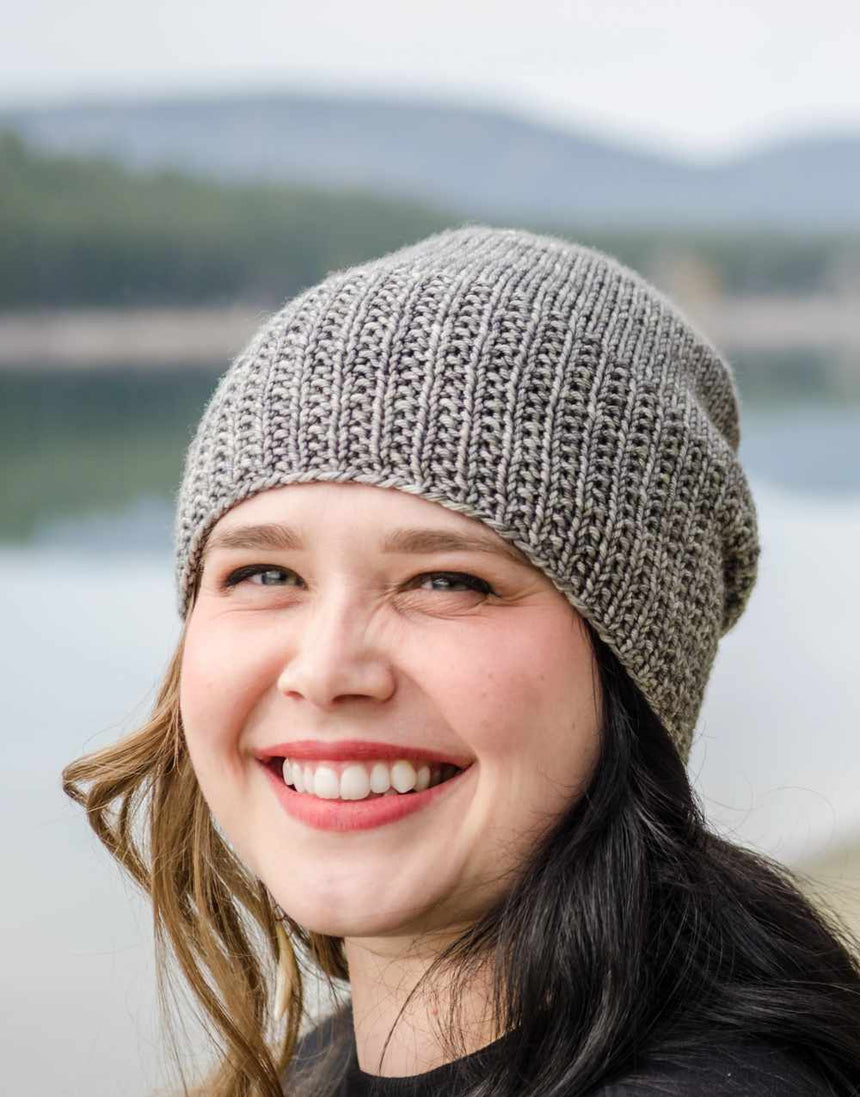 Pelican Watch Cap Aran Knitting Pattern, eM Knits