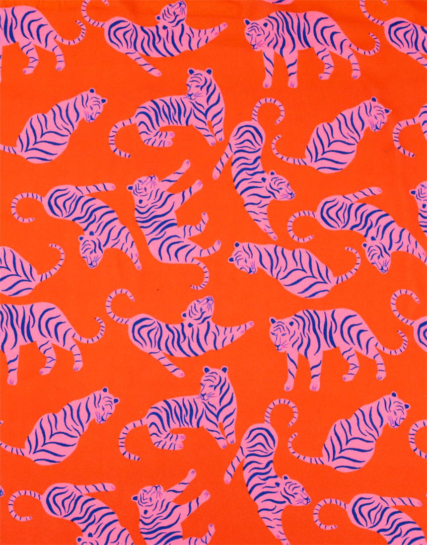 Milo Tiger Viscose Lawn, Fabric Godmother