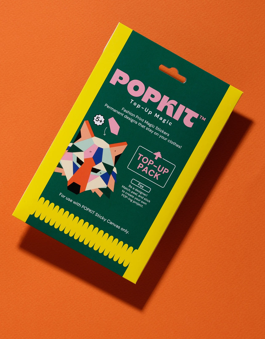 Fox Peel Off & Print TOP UP Pack, PopKits