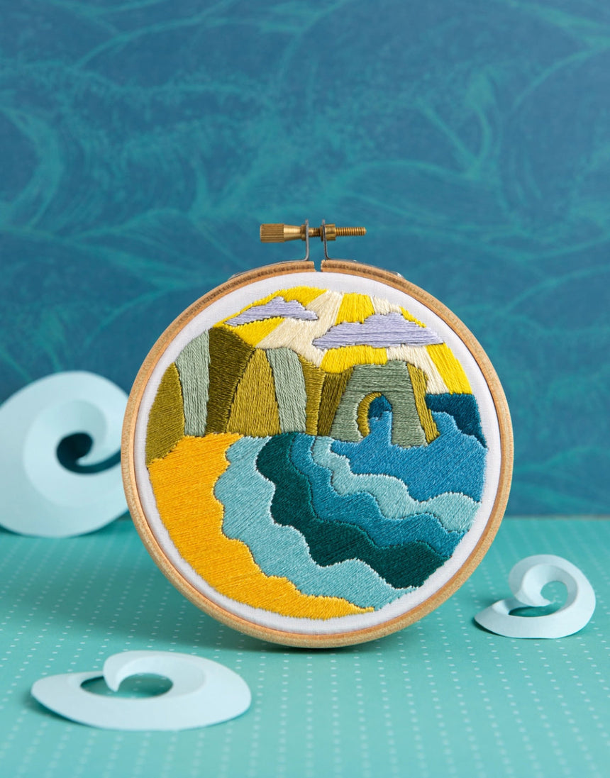 Dorset Days Mini Embroidery Kit, Hawthorn Handmade