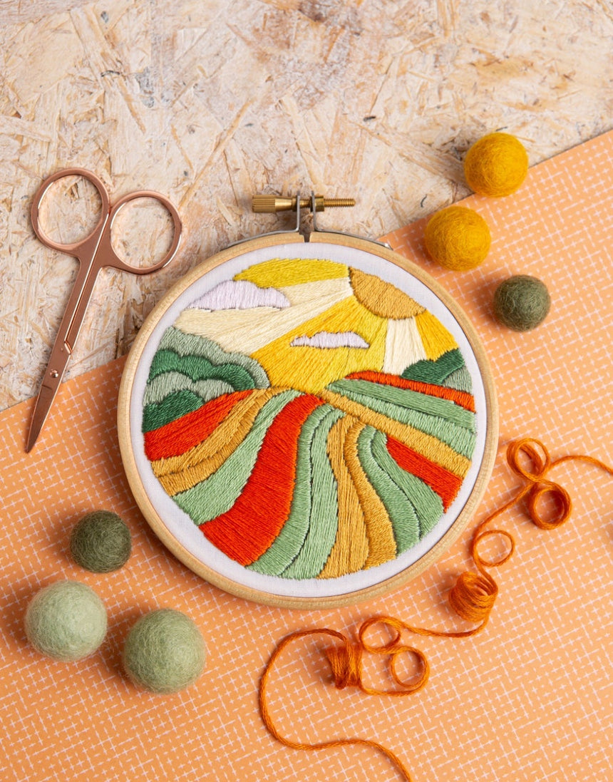 Harvest Time Mini Embroidery Kit, Hawthorn Handmade