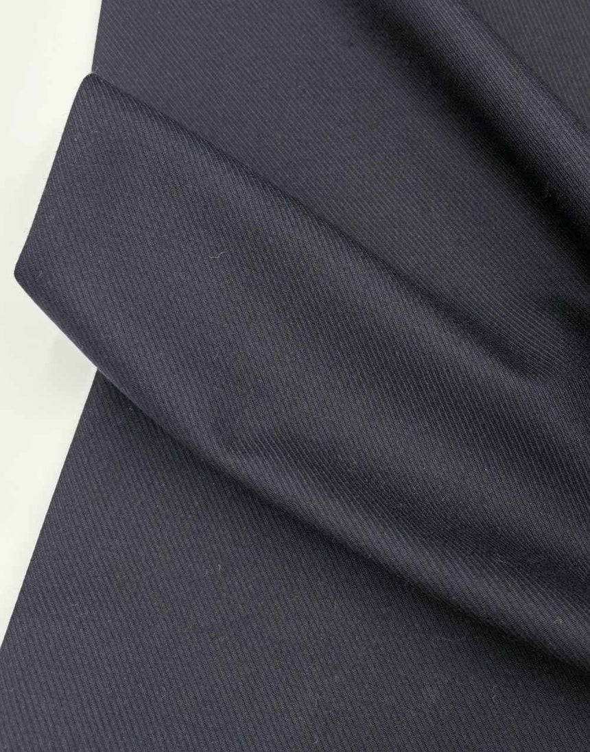 Navy Wool Twill Fabric