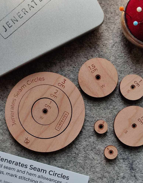 Jenerates Seam Circles Metric or Imperial