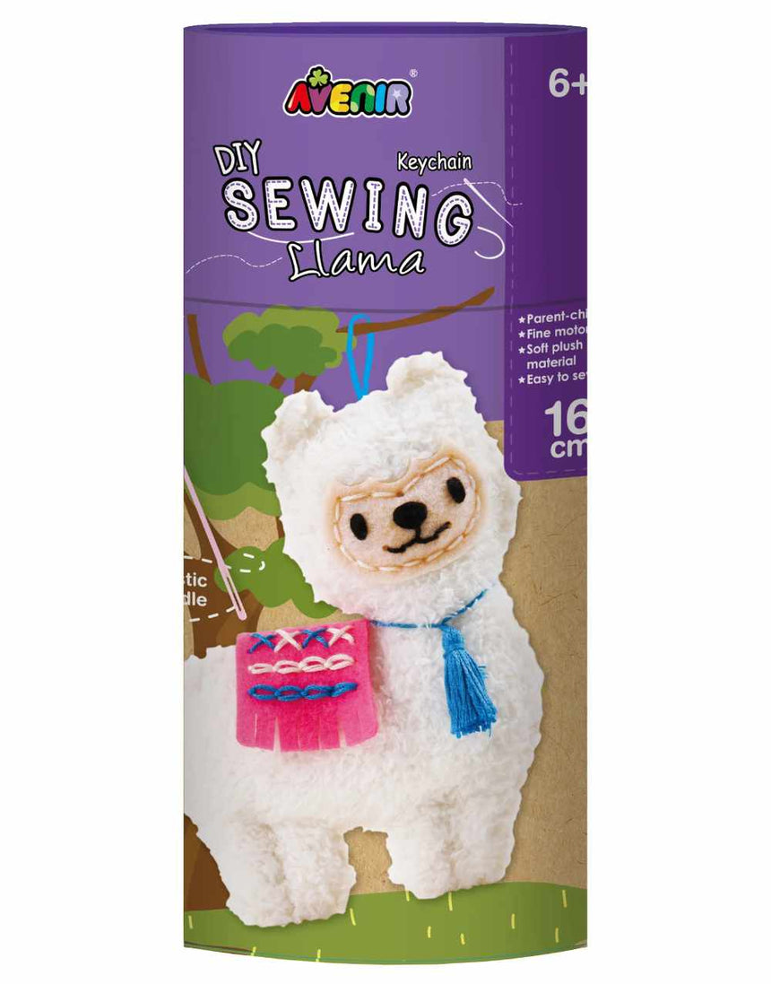 Llama Keyring First Sewing Kit