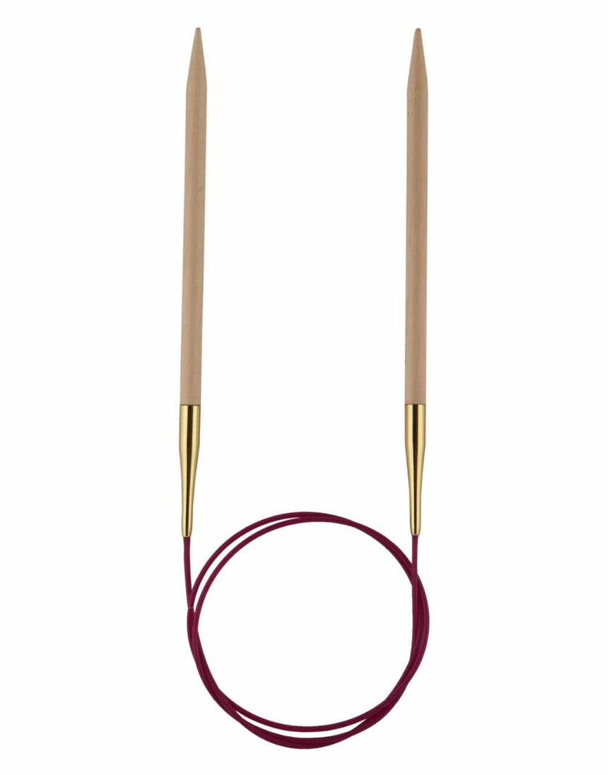 Knit Pro Basix Wooden Circular Needle, 40cm x 4.5mm