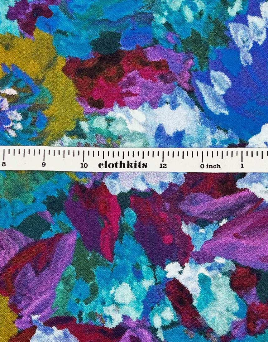 Liberty Fabrics Lantana Cotton & Wool Blend, Artist's Bouquet A