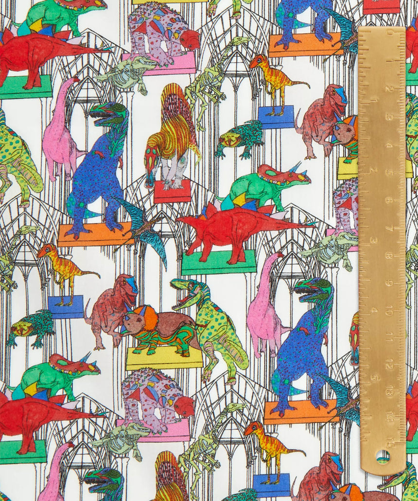 Liberty Fabrics Organic Tana Lawn® Claws Roars n Dinosaurs C