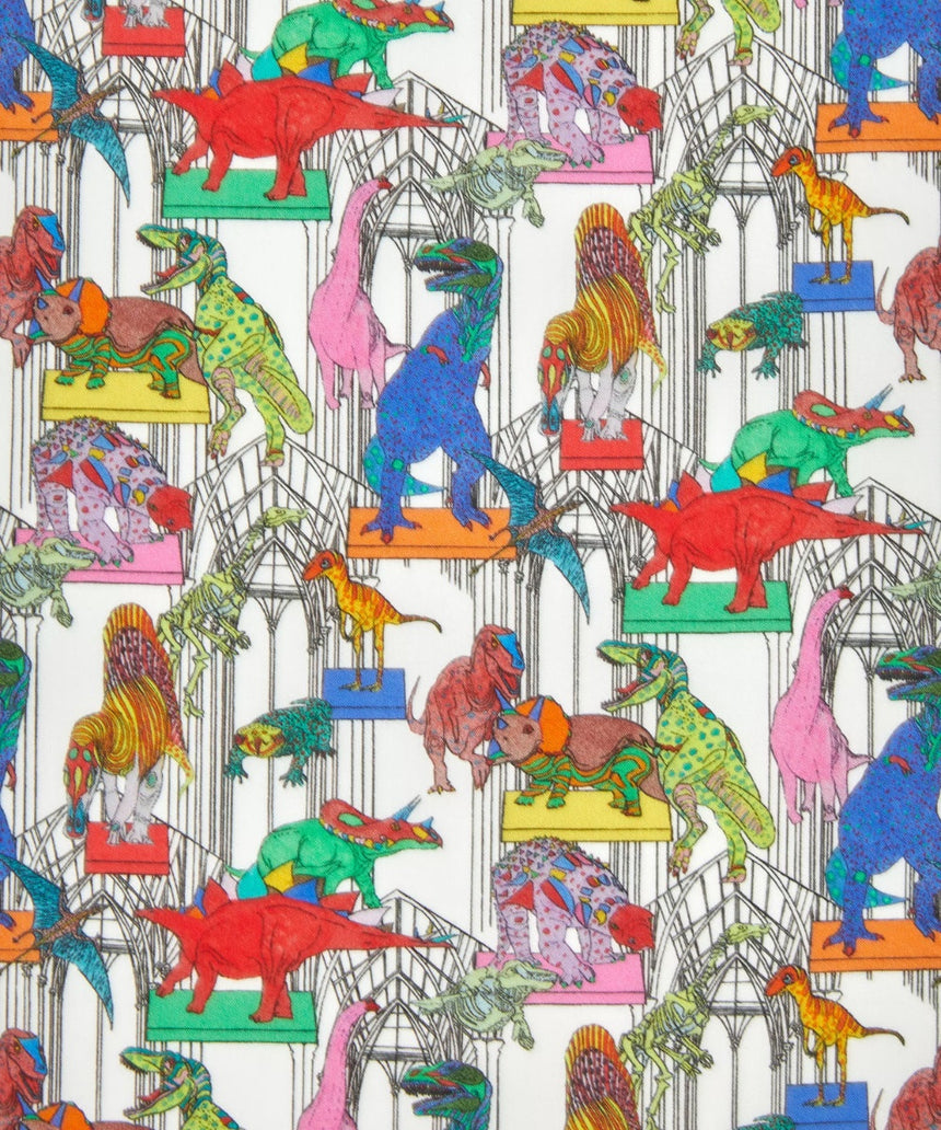 Liberty Fabrics Organic Tana Lawn® Claws Roars n Dinosaurs C