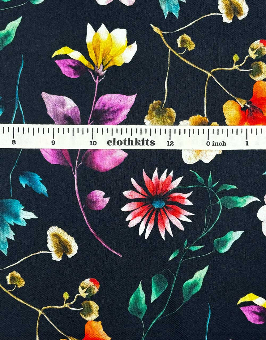 Liberty Fabrics Whitcombe Viscose Twill, Herbarium A