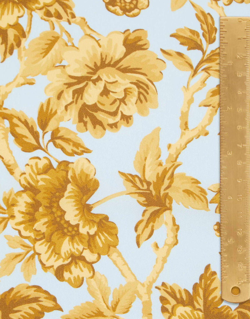 Liberty Fabrics x Bridgerton Monument Silk Twill Regency Trail B