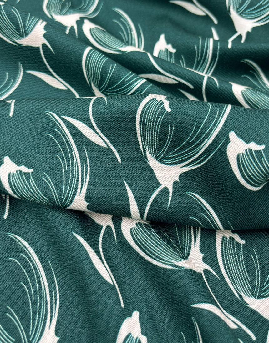 Green Botanica Light & Lush Viscose Fabric