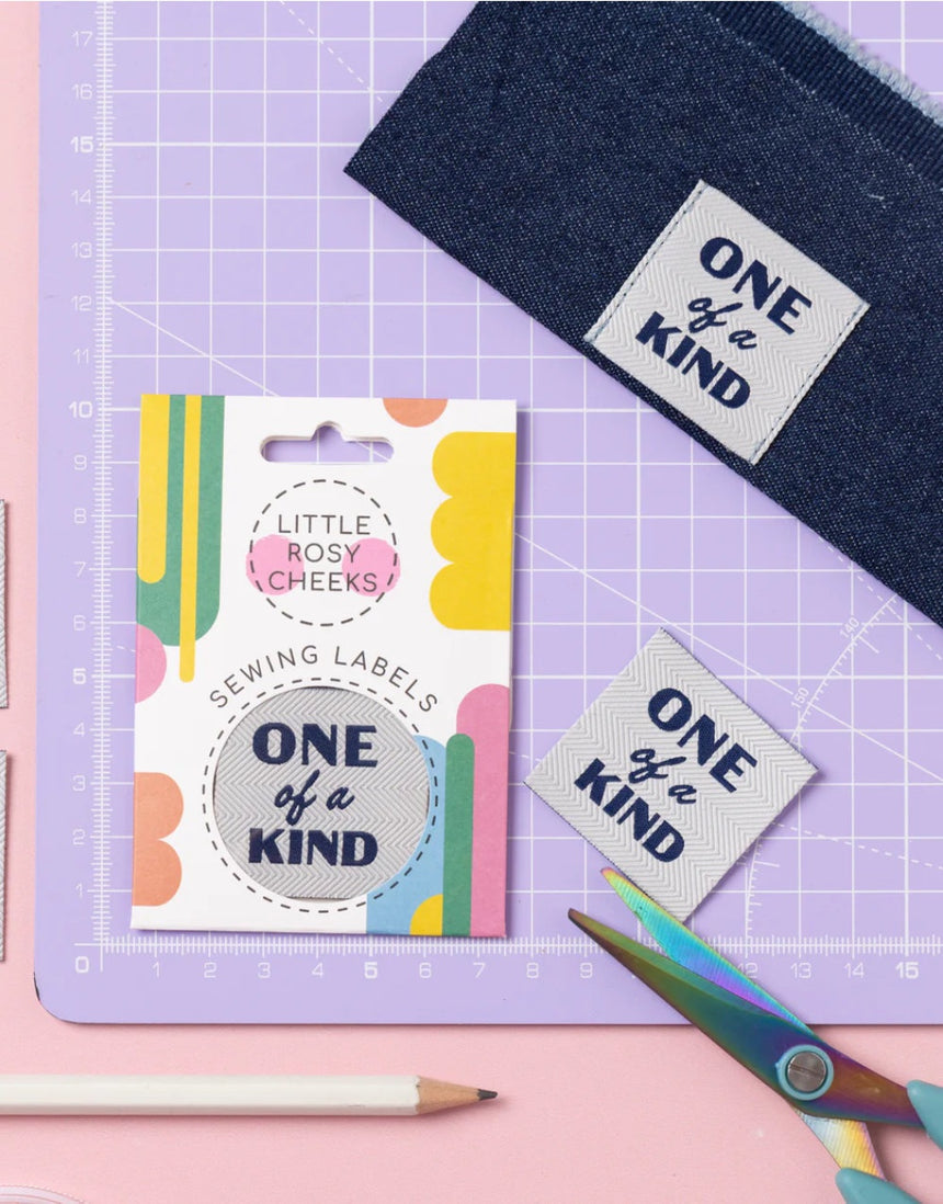 One of a Kind Woven Sewing Label - Pack of 4