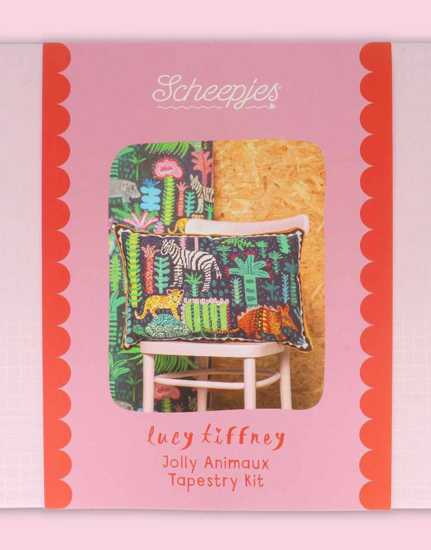 Jolly Animaux Lucy Tiffney Tapestry Kit, Scheepjes