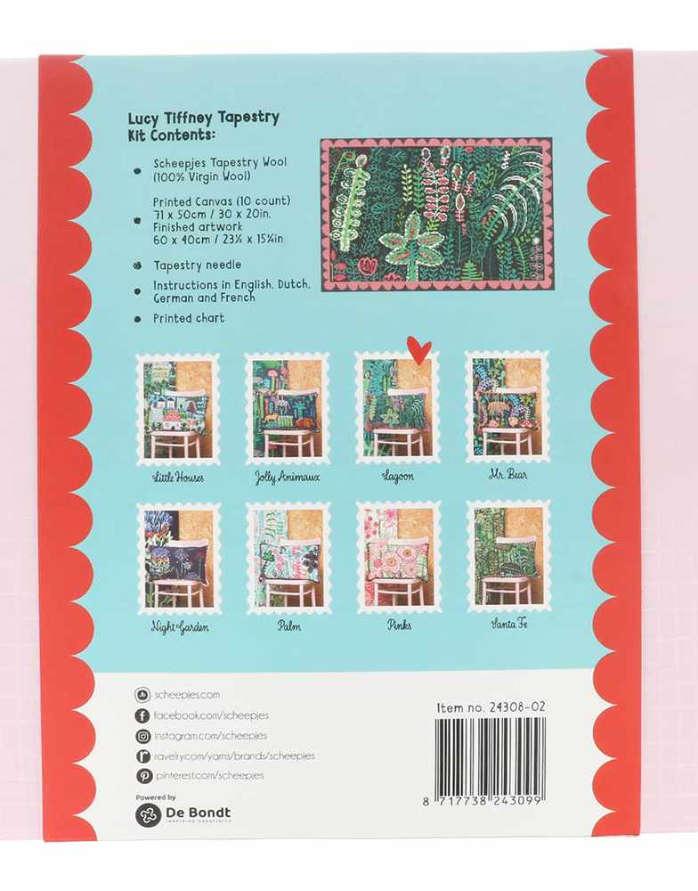 Lagoon Lucy Tiffney Tapestry Kit, Scheepjes