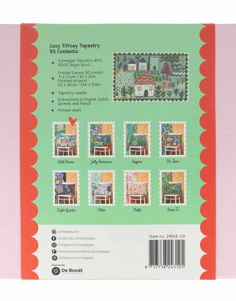 Little Houses Lucy Tiffney Tapestry Kit, Scheepjes