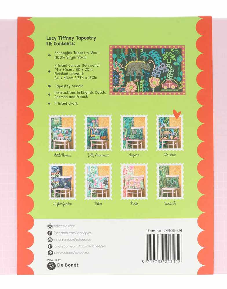 Mr Bear Lucy Tiffney Tapestry Kit, Scheepjes