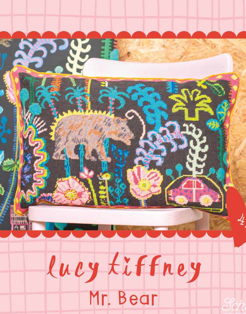 Mr Bear Lucy Tiffney Tapestry Kit, Scheepjes