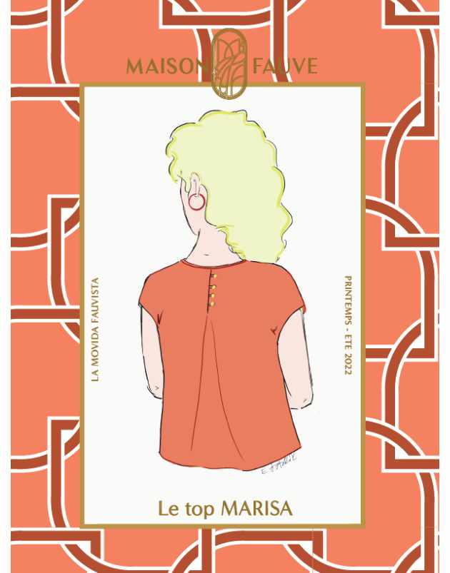 Marisa Top Sewing Pattern, Maison Fauve