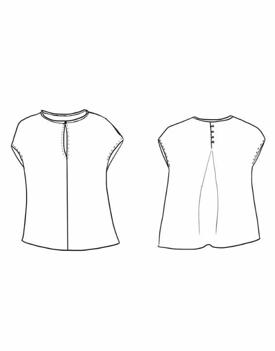 Marisa Top Sewing Pattern, Maison Fauve