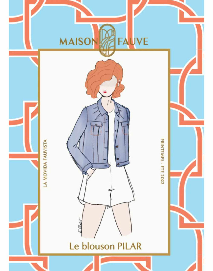 Pilar Jacket Sewing Pattern, Maison Fauve