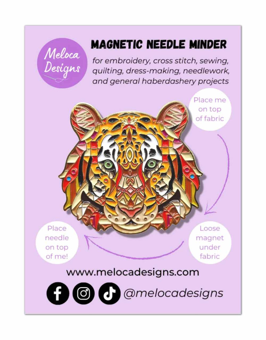 Tiger Mandala Needle Minder