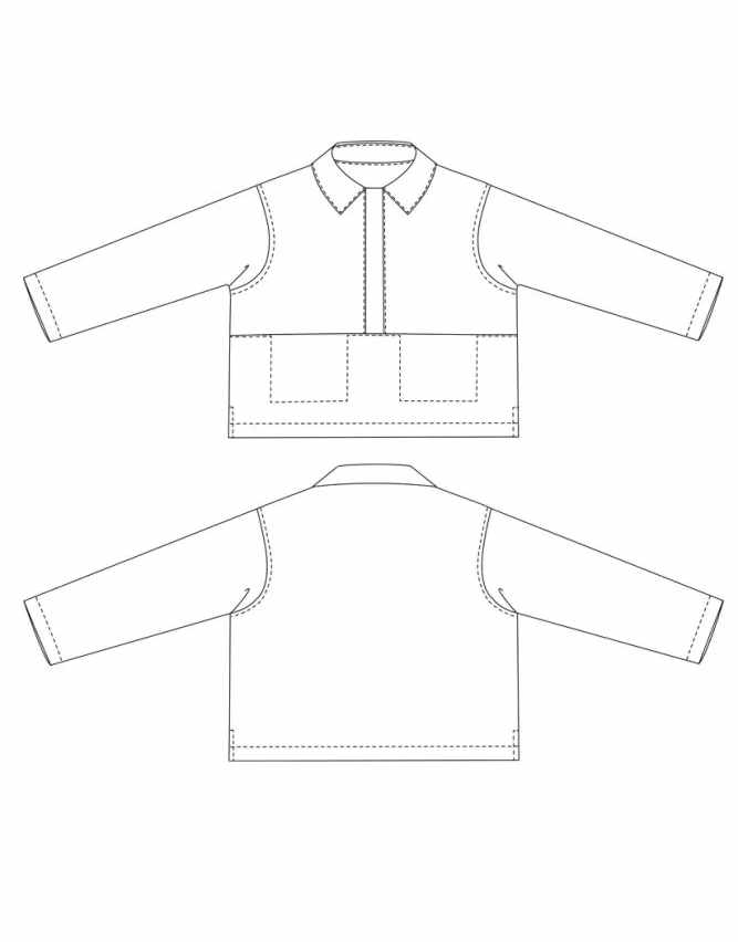 The Ludlow Unisex Smock, Merchant & Mills Patterns Sewing Pattern