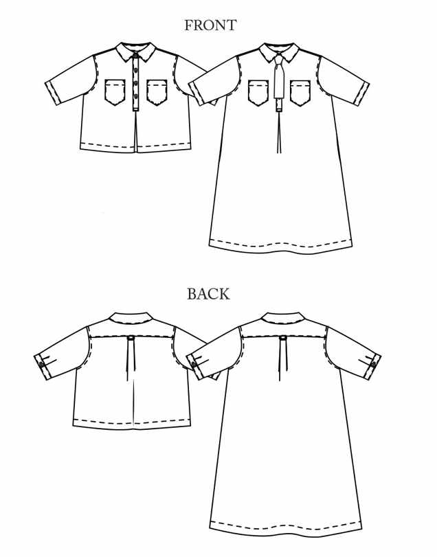 The Scout Dress, Merchant and Mills Sewing Pattern