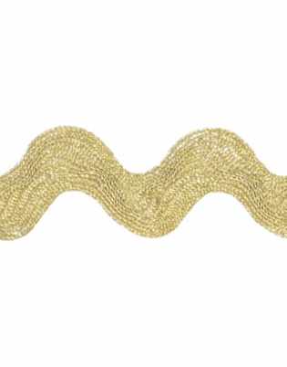 Metallic Ric Rac Trim, 17mm