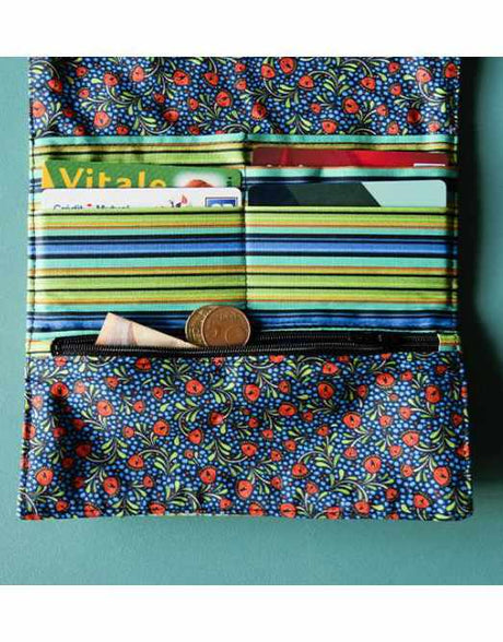 Odile Bailloeul Sewing Kits Bali Velvet Wallet Kit, Odile Bailloeul Sewing Kit 15307