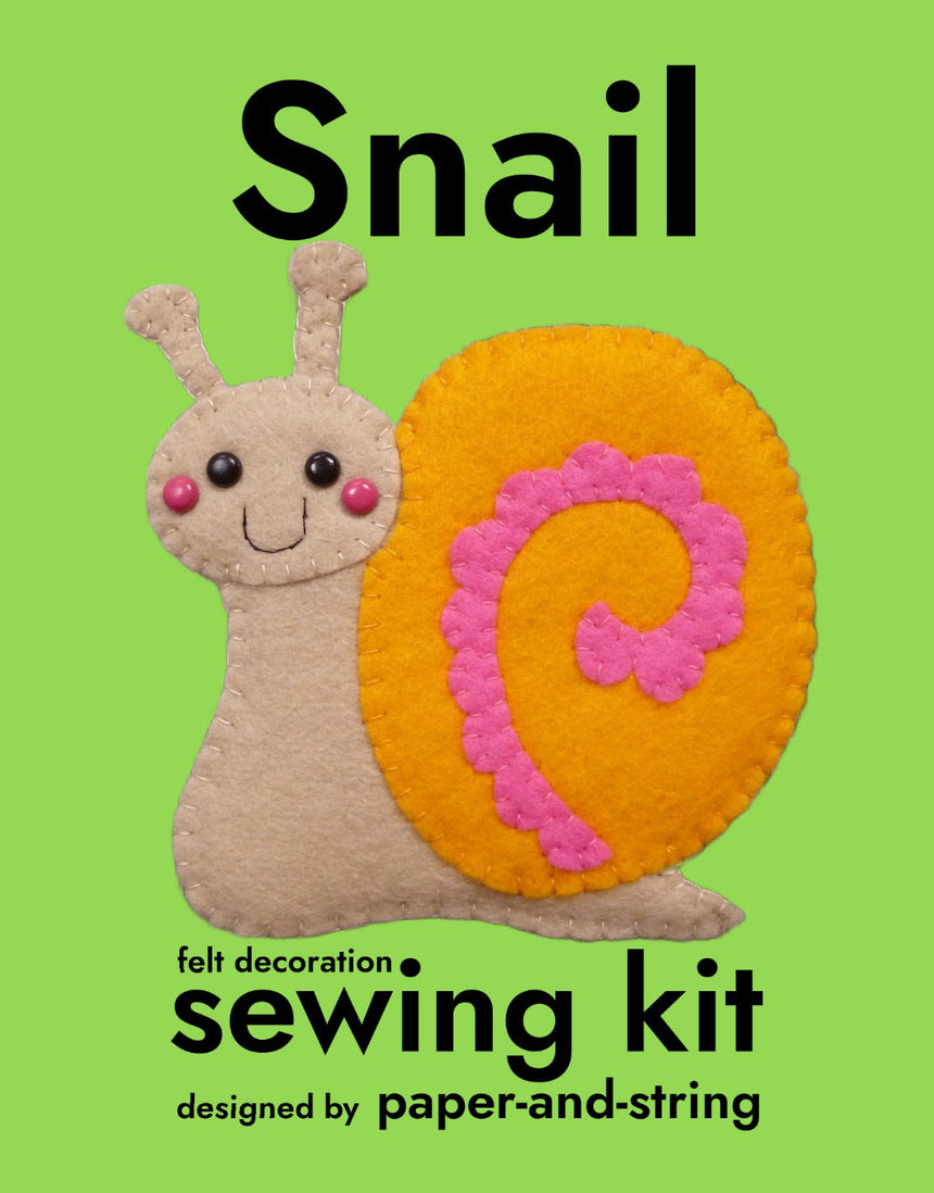 Mini Felt Decoration Sewing Kit, Paper & String