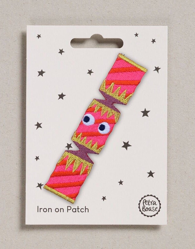 Christmas Cracker Iron on Patch, Petra Boase