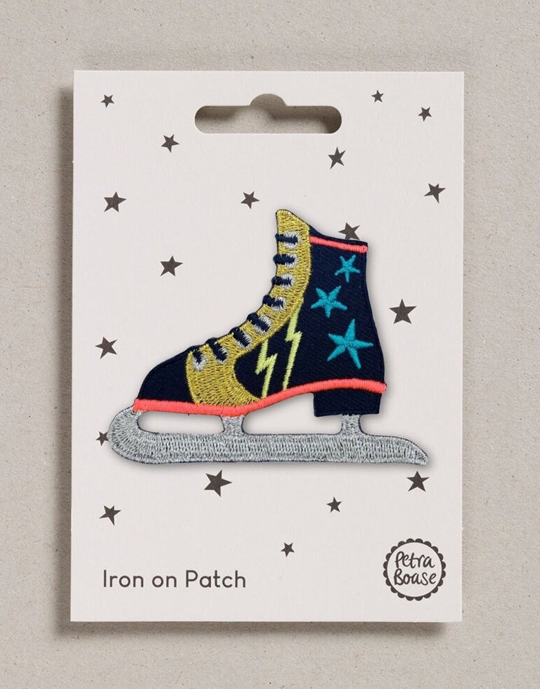 Ice Skate Iron on Patch, Petra Boase