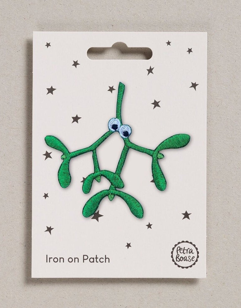 Mistletoe Iron on Patch, Petra Boase – Clothkits