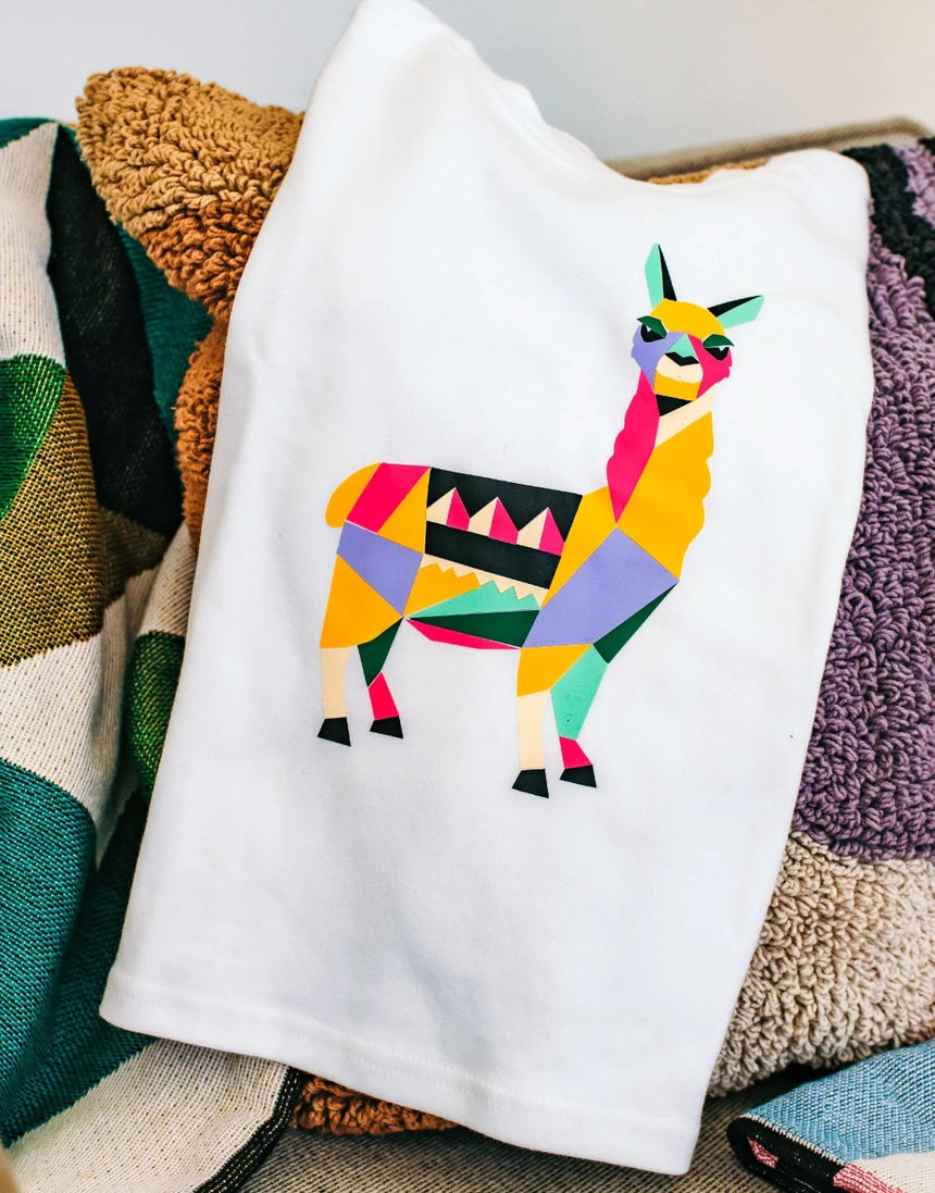 Llama Peel Off & Print Fashion Design DIY Kit, PopKits