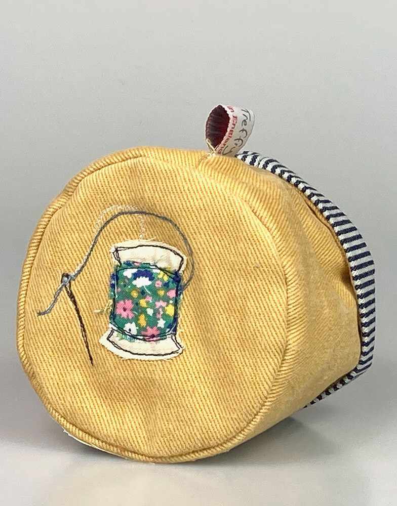 Sewing Mini Fabric Basket, Poppy Treffry