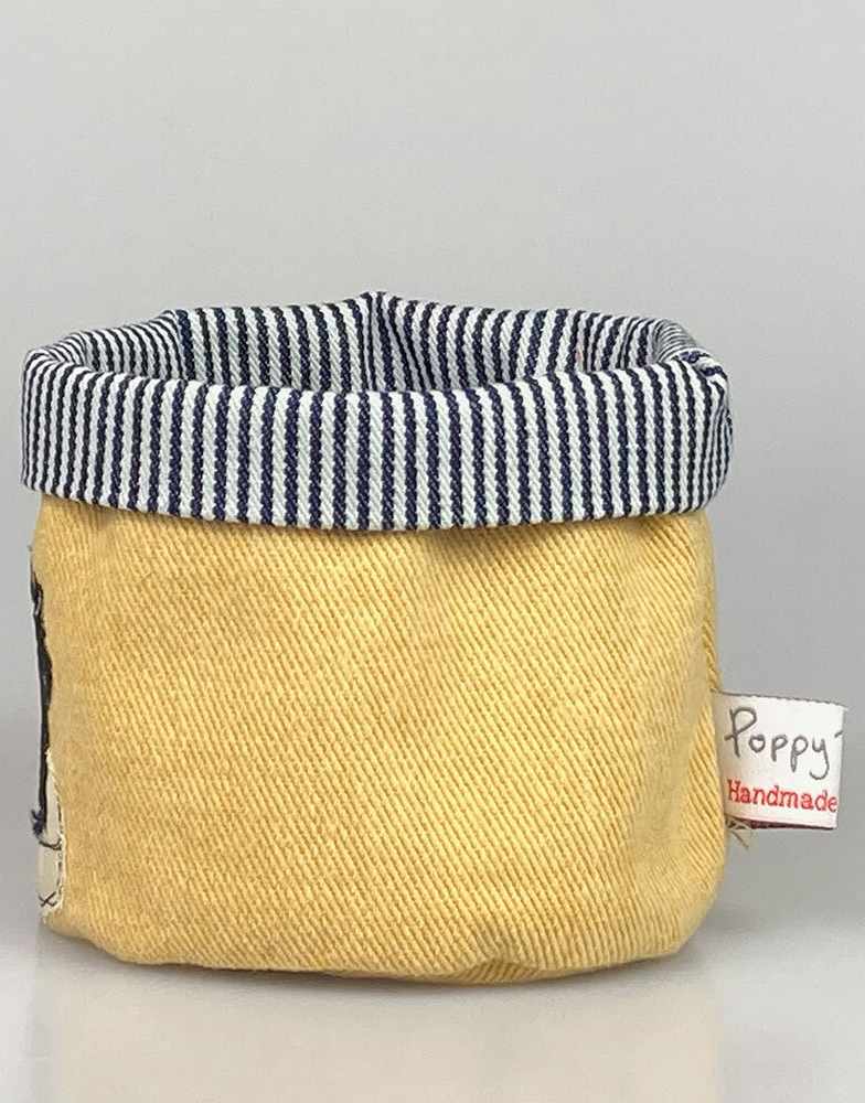 Sewing Mini Fabric Basket, Poppy Treffry