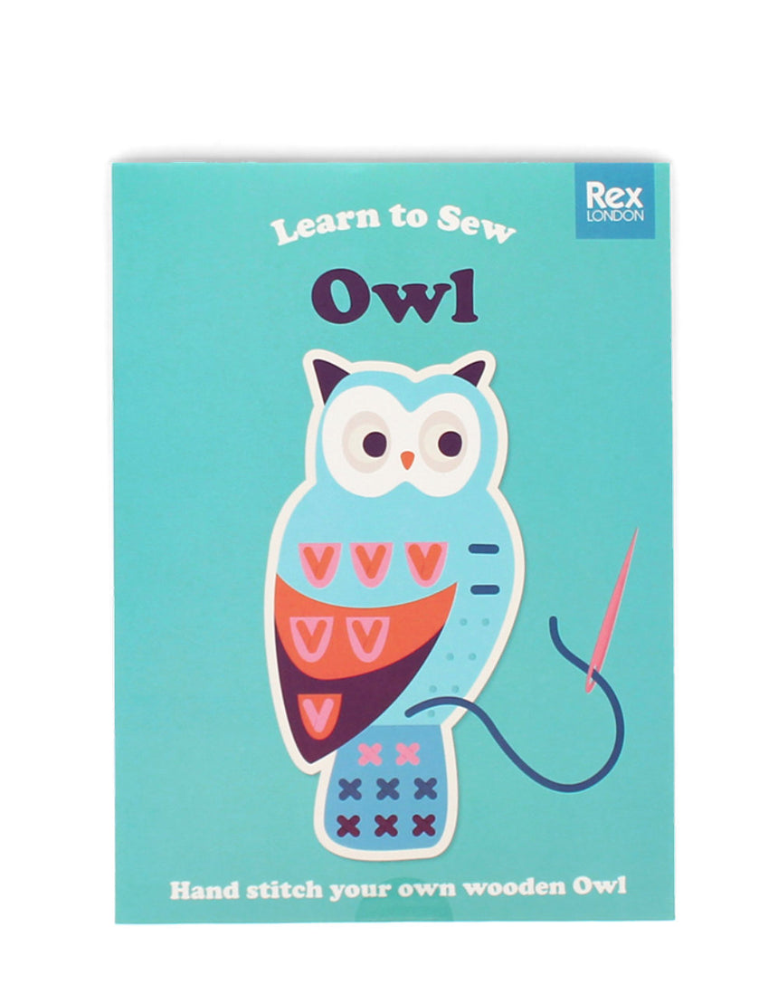 Learn to Sew Wooden Hand-Stitch Set, Owl